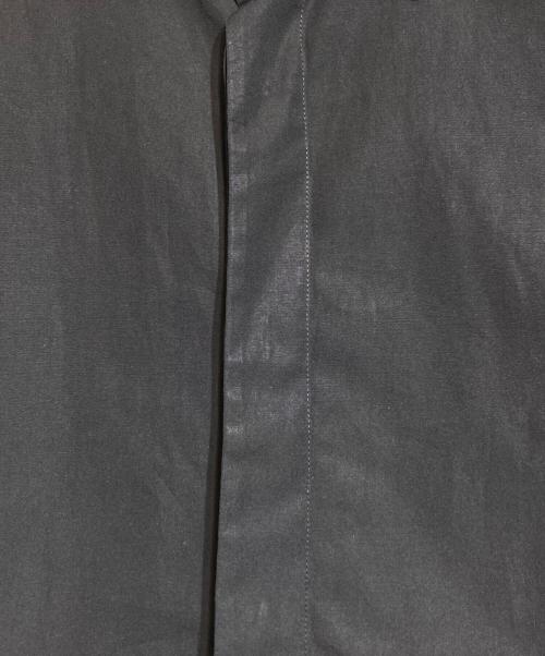 LOUIS VUITTON（ルイ ヴィトン）LOUIS VUITTON (ルイ ヴィトン) 袖LV刺繍フロントフライシャツ ブラック サイズ:Sの古着・服飾アイテム