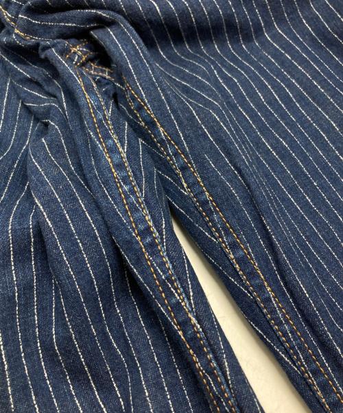 LOUIS VUITTON（ルイ ヴィトン）LOUIS VUITTON (ルイ ヴィトン) ストライプデニムパンツ インディゴ サイズ:36の古着・服飾アイテム