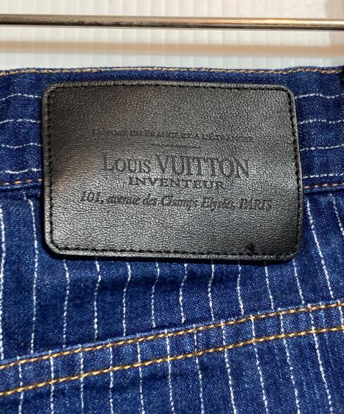 LOUIS VUITTON（ルイ ヴィトン）LOUIS VUITTON (ルイ ヴィトン) ストライプデニムパンツ インディゴ サイズ:36の古着・服飾アイテム
