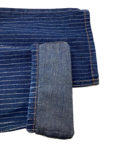 LOUIS VUITTON（ルイ ヴィトン）LOUIS VUITTON (ルイ ヴィトン) ストライプデニムパンツ インディゴ サイズ:36の古着・服飾アイテム