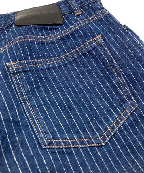 LOUIS VUITTON（ルイ ヴィトン）LOUIS VUITTON (ルイ ヴィトン) ストライプデニムパンツ インディゴ サイズ:36の古着・服飾アイテム