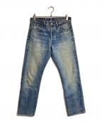 MINEDENIMマインデニム）の古着「スキニーデニムパンツ」｜ブルー