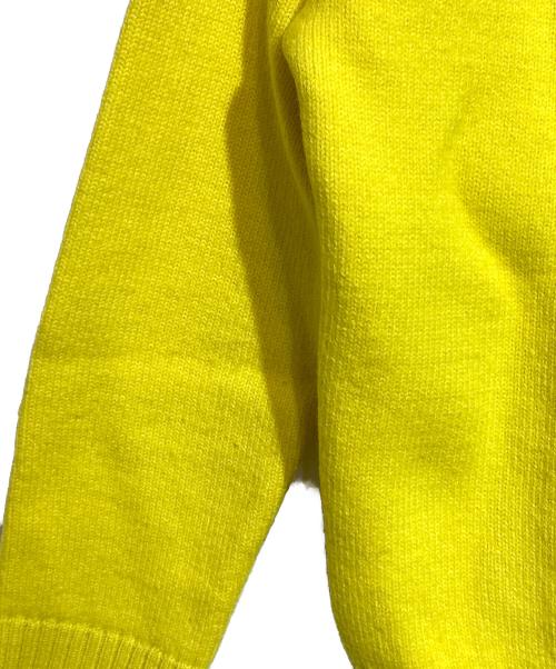 AMI PARIS（アミ パリス）AMI PARIS (アミ パリス) ハートロゴクルーネックニット イエロー サイズ:ＸＳの古着・服飾アイテム