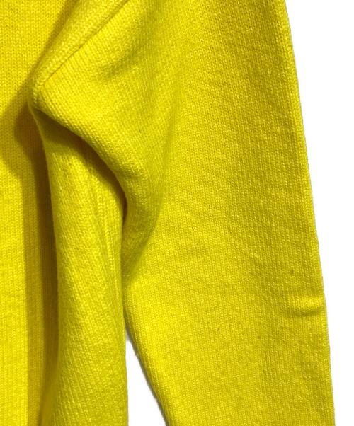 AMI PARIS（アミ パリス）AMI PARIS (アミ パリス) ハートロゴクルーネックニット イエロー サイズ:ＸＳの古着・服飾アイテム