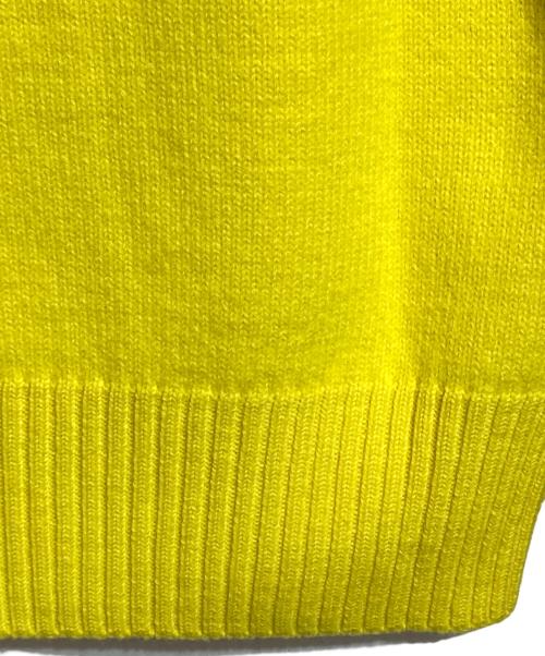 AMI PARIS（アミ パリス）AMI PARIS (アミ パリス) ハートロゴクルーネックニット イエロー サイズ:ＸＳの古着・服飾アイテム