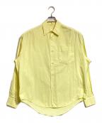 amiアミ）の古着「コットンシャツ」｜イエロー