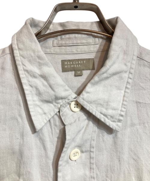 MARGARET HOWELL（マーガレットハウエル）MARGARET HOWELL (マーガレットハウエル) COMPACT LINEN TWILL グレー サイズ:Mの古着・服飾アイテム