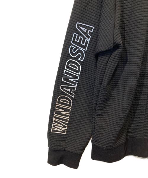 WIND AND SEA（ウィンダンシー）WIND AND SEA (ウィンダンシー) エンボススウェット WDS-O-ESS-25-Q1-JER-02  ブラック サイズ:XLの古着・服飾アイテム