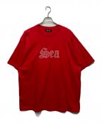 WIND AND SEAウィンダンシー）の古着「Line Stone S/S Tee」｜レッド