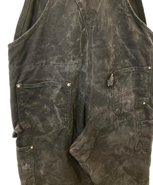 CarHartt（カーハート）CarHartt (カーハート) 裏地付ダブルニーダックオーバーオール ブラック サイズ:40の古着・服飾アイテム
