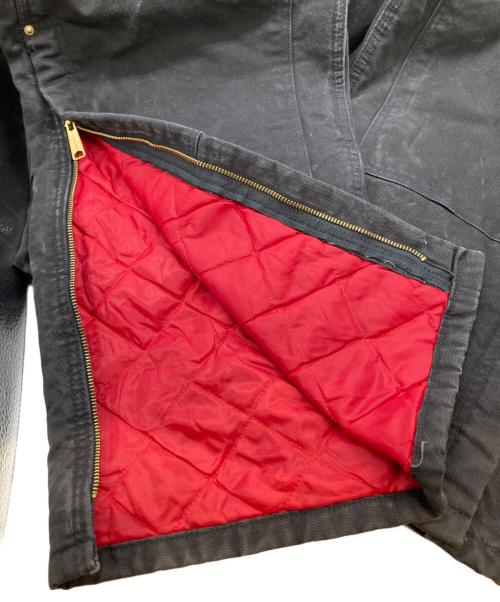 CarHartt（カーハート）CarHartt (カーハート) 裏地付ダブルニーダックオーバーオール ブラック サイズ:40の古着・服飾アイテム