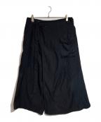 GROUND Yグラウンドワイ）の古着「Wrap Skirt Pants」｜ブラック