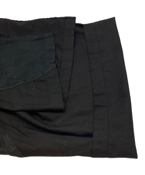 GROUND Y（グラウンドワイ）GROUND Y (グラウンドワイ) Wrap Skirt Pants ブラック サイズ:3の古着・服飾アイテム