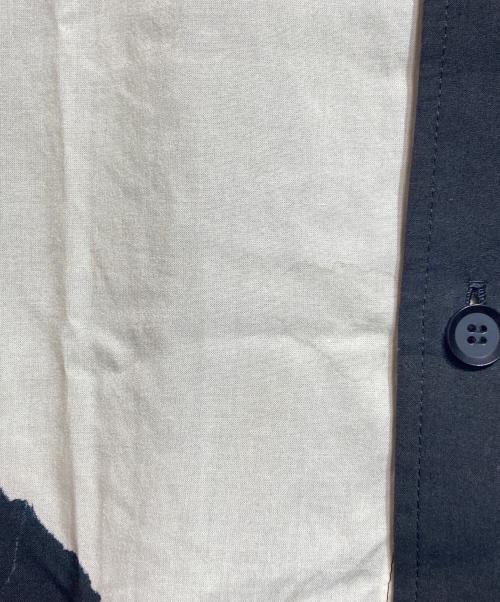 GROUND Y（グラウンドワイ）GROUND Y (グラウンドワイ) Front Dolman Short Sleeve Big Shirt ARTICLE ブラック サイズ:3の古着・服飾アイテム