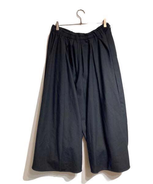 GROUND Y（グラウンドワイ）GROUND Y (グラウンドワイ) T/W gabardine Crow pants ブラック サイズ:3の古着・服飾アイテム