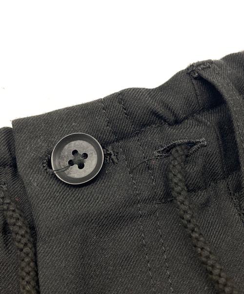 GROUND Y（グラウンドワイ）GROUND Y (グラウンドワイ) T/W gabardine Crow pants ブラック サイズ:3の古着・服飾アイテム