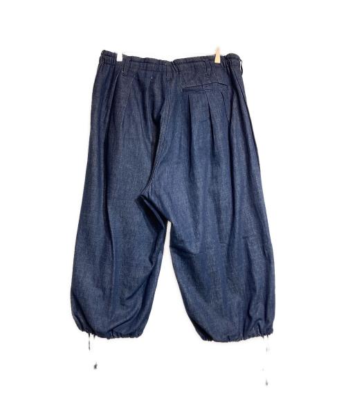 GROUND Y（グラウンドワイ）GROUND Y (グラウンドワイ) 12OZ DENIM BALLOON PANTS インディゴ サイズ:3の古着・服飾アイテム