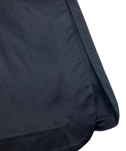 Mame Kurogouchi（マメクロゴウチ）Mame Kurogouchi (マメクロゴウチ) Mercerized Cotton V-neck Dress ネイビー サイズ:1の古着・服飾アイテム