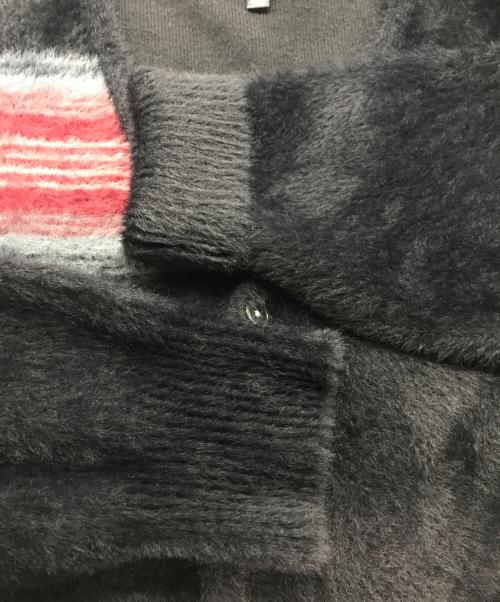 stussy（ステューシー）stussy (ステューシー) Stripe Shaggy ブラック サイズ:Mの古着・服飾アイテム