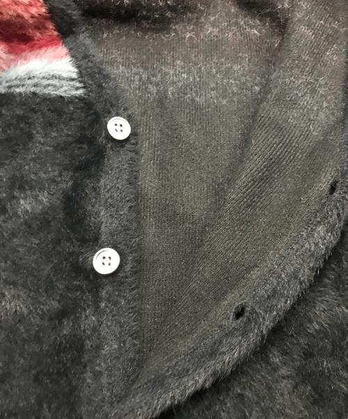 stussy（ステューシー）stussy (ステューシー) Stripe Shaggy ブラック サイズ:Mの古着・服飾アイテム