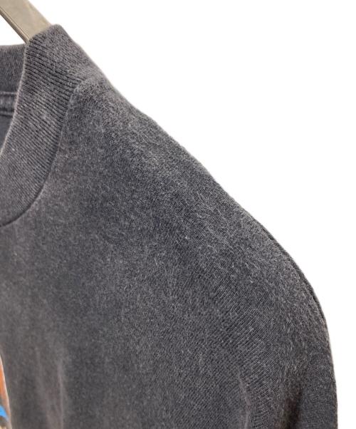 HOOK-UPS（フックアップス）HOOK-UPS (フックアップス) プリントTシャツ ブラック サイズ:XLの古着・服飾アイテム