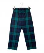 スコットランド軍スコットランドグン）の古着「セレモニードレスチェックパンツ 8405-99-133-7131」｜グリーン