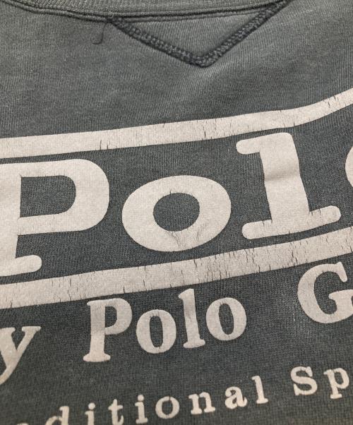 POLO RALPH LAUREN（ポロ・ラルフローレン）POLO RALPH LAUREN (ポロ・ラルフローレン) ロゴスウェット ブラック サイズ:Lの古着・服飾アイテム