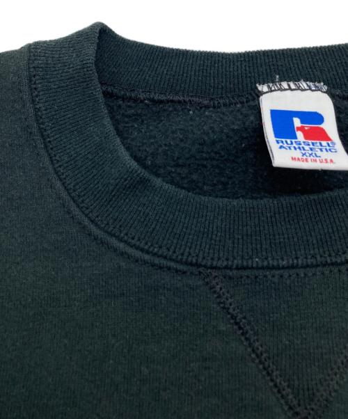 RUSSELL ATHLETIC（ラッセルアスレチック）RUSSELL ATHLETIC (ラッセルアスレチック) 前Vスウェット ブラック サイズ:XXLの古着・服飾アイテム