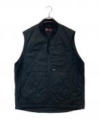 FATエフエーティー）の古着「キルティングベスト F32110-JK03-AB」｜ブラック