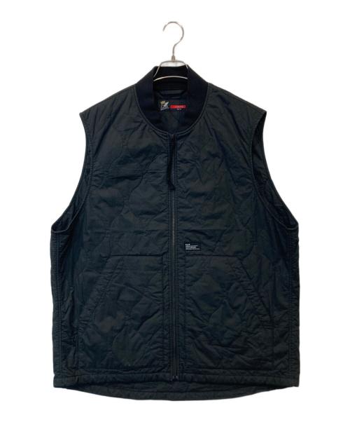 FAT（エフエーティー）FAT (エフエーティー) キルティングベスト F32110-JK03-AB ブラック サイズ:JUMBO(XXL)の古着・服飾アイテム