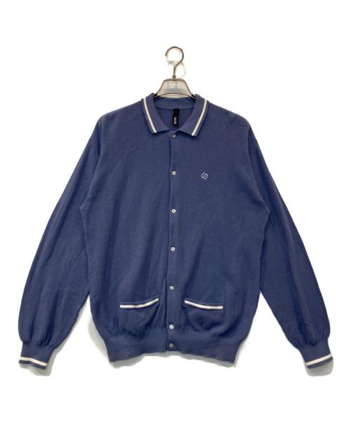 SILAS（サイラス）SILAS (サイラス) ニットカーディガン ブルー サイズ:Lの古着・服飾アイテム