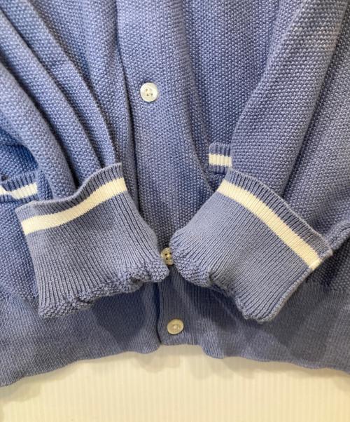 SILAS（サイラス）SILAS (サイラス) ニットカーディガン ブルー サイズ:Lの古着・服飾アイテム