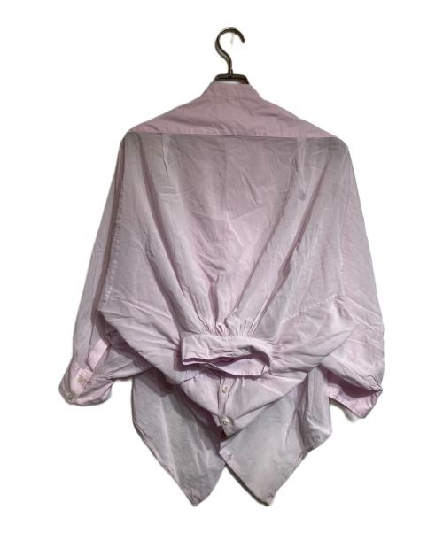 beautiful people（ビューティフルピープル）beautiful people (ビューティフルピープル) bouble-end sheer cotton voile blouse ピンク サイズ:38の古着・服飾アイテム