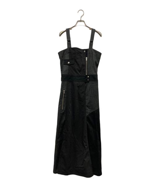 UNITED TOKYO（ユナイテッドトーキョー）UNITED TOKYO (ユナイテッドトーキョー) チューブトップデザインワンピース ブラック サイズ:1の古着・服飾アイテム