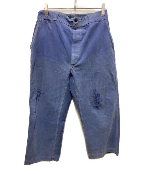 LA CHOUETTE（-）LA CHOUETTE (-) ユーロワークパンツ ブルー サイズ:不明の古着・服飾アイテム