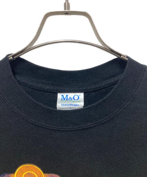 M&O Knits（エム＆オー ニットズ）M&O Knits (エム＆オー ニットズ) ムービーTシャツ ブラック サイズ:Ｌの古着・服飾アイテム