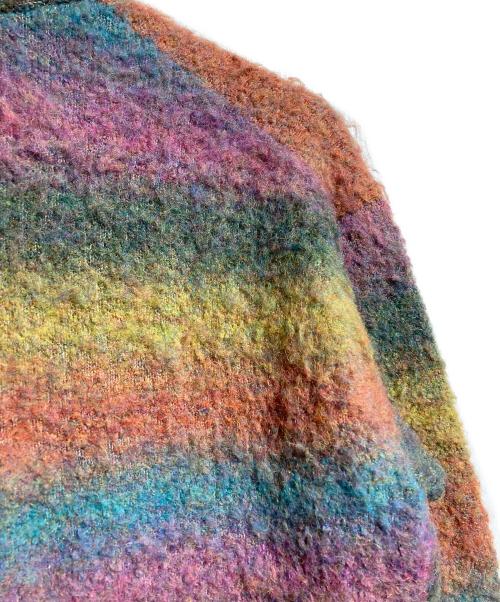 AMBERGLEAM（アンバーグリーム）AMBERGLEAM (アンバーグリーム) Soft Light Knit Cardigan マルチカラー サイズ:Lの古着・服飾アイテム