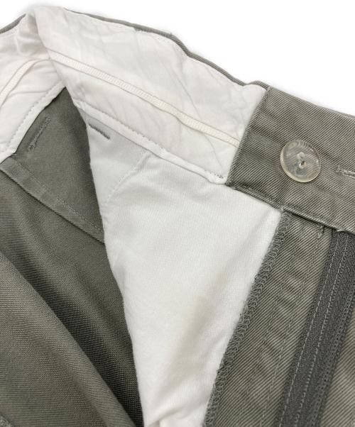 STUDIO NICHOLSON（スタジオ ニコルソン）STUDIO NICHOLSON (スタジオ ニコルソン) BEN PEACHED COTTON TWIL PANTS グレー サイズ:Sの古着・服飾アイテム