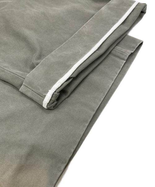 STUDIO NICHOLSON（スタジオ ニコルソン）STUDIO NICHOLSON (スタジオ ニコルソン) BEN PEACHED COTTON TWIL PANTS グレー サイズ:Sの古着・服飾アイテム