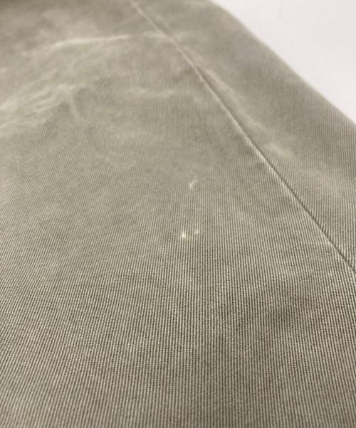 STUDIO NICHOLSON（スタジオ ニコルソン）STUDIO NICHOLSON (スタジオ ニコルソン) BEN PEACHED COTTON TWIL PANTS グレー サイズ:Sの古着・服飾アイテム