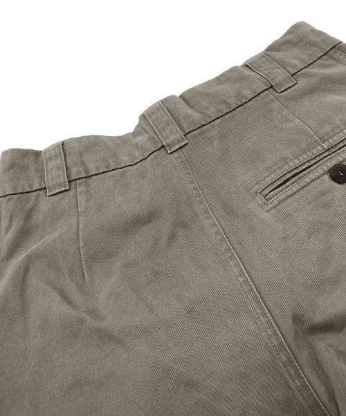 STUDIO NICHOLSON（スタジオ ニコルソン）STUDIO NICHOLSON (スタジオ ニコルソン) BEN PEACHED COTTON TWIL PANTS グレー サイズ:Sの古着・服飾アイテム