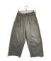 STUDIO NICHOLSON（スタジオ ニコルソン）の古着「BEN PEACHED COTTON TWIL PANTS」｜グレー