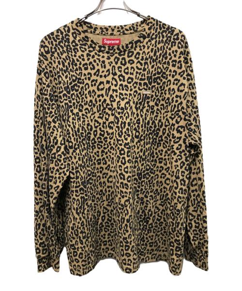 SUPREME（シュプリーム）Supreme (シュプリーム) SMALL BOX L/S TEE LEOPARD ベージュ サイズ:Lの古着・服飾アイテム
