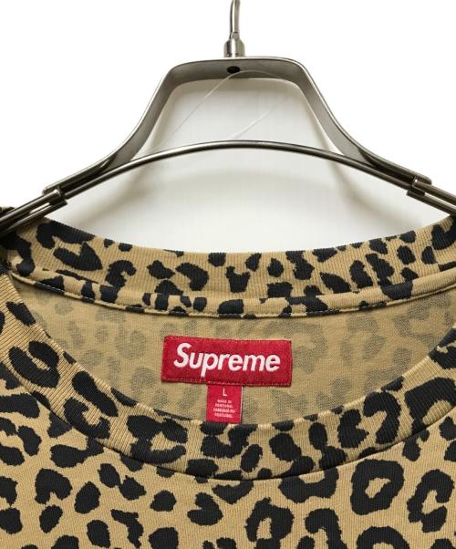 SUPREME（シュプリーム）Supreme (シュプリーム) SMALL BOX L/S TEE LEOPARD ベージュ サイズ:Lの古着・服飾アイテム