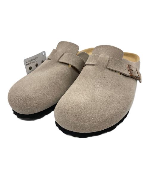 BIRKENSTOCK（ビルケンシュトック）BIRKENSTOCK (ビルケンシュトック) BOSTON スエードサンダル ベージュ サイズ:26.5cmの古着・服飾アイテム