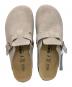 中古・古着 BIRKENSTOCK (ビルケンシュトック) BOSTON スエードサンダル ベージュ サイズ:26.5cm：12000円