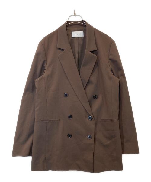 FRAY ID（フレイ アイディー）FRAY ID (フレイ アイディー) ジャケット　FWFJ214032 ブラウン サイズ:1の古着・服飾アイテム