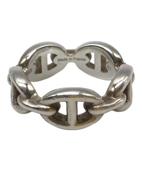 HERMES（エルメス）HERMES (エルメス) シェーヌダンクルアンシェネリング シルバー サイズ:11号の古着・服飾アイテム