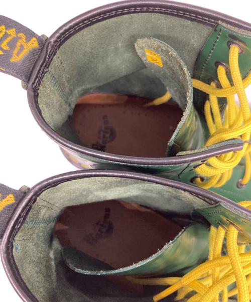 Dr.Martens（ドクターマーチン）Dr.Martens (ドクターマーチン) 8ホール レースアップブーツ グリーン サイズ:UK8/US10の古着・服飾アイテム