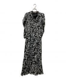 Snidel（スナイデル）の古着「Sustainableボウタイバリエワンピース」｜ブラック